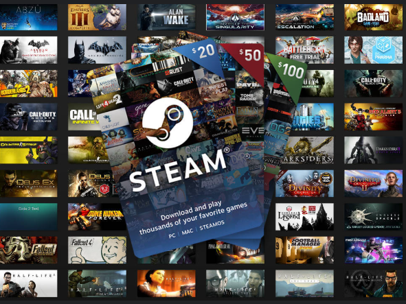 Steam gift card